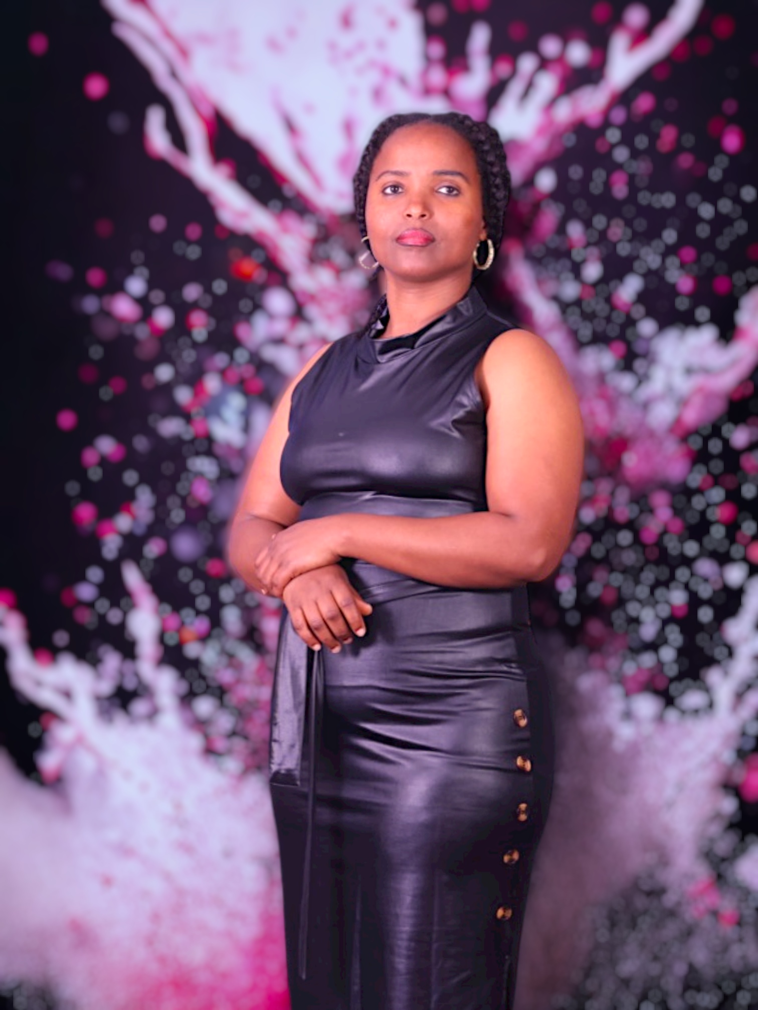 Portrait at an evening celebration